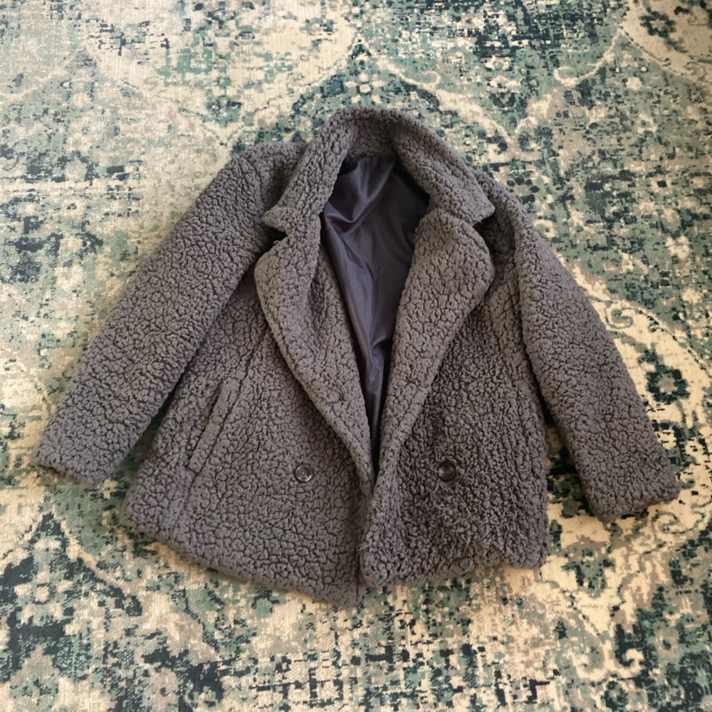 Grey Teddy Coat